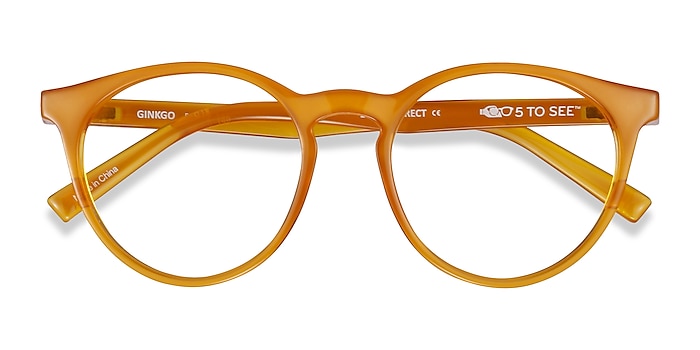 Yellow Ginkgo -  Plastic Eyeglasses