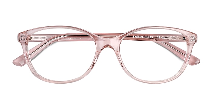 Clear Pink Piper -  Acetate Eyeglasses