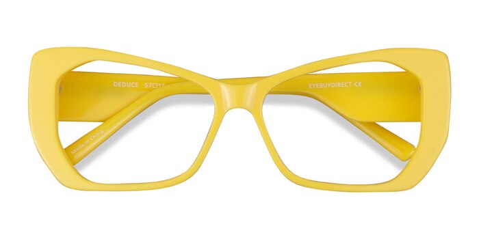 Yellow Deduce -  Acetate Eyeglasses