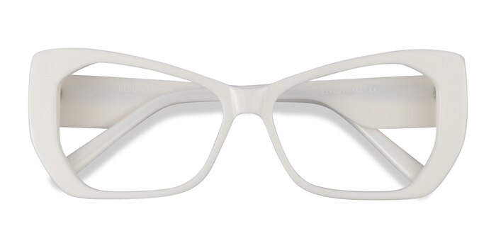 White Deduce -  Acetate Eyeglasses