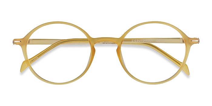 Clear Yellow Matcha -  Plastic Eyeglasses