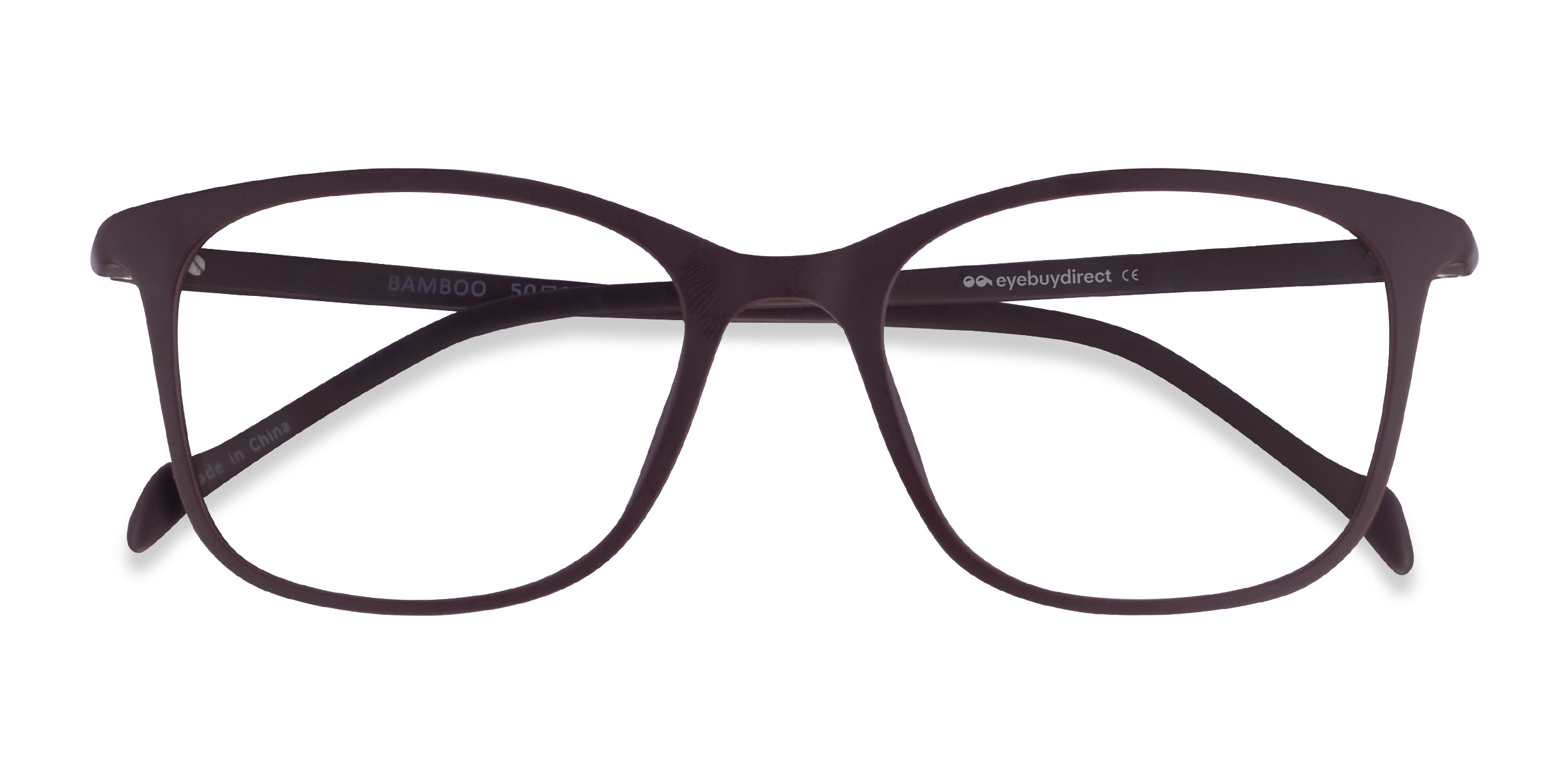 Unisex s squarePlastic Prescription eyeglasses - Eyebuydirect s Bamboo
