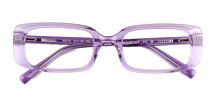Crystal Purple Anita -  Acetate Eyeglasses