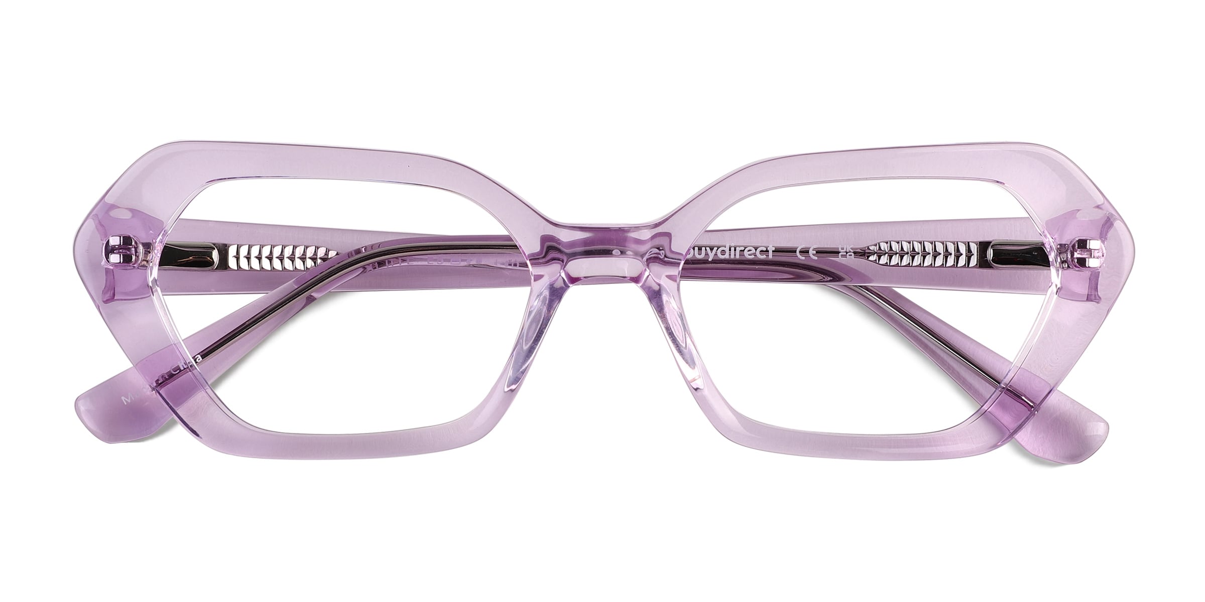 Lucille Cat Eye Crystal Mauve Glasses for Women | Eyebuydirect