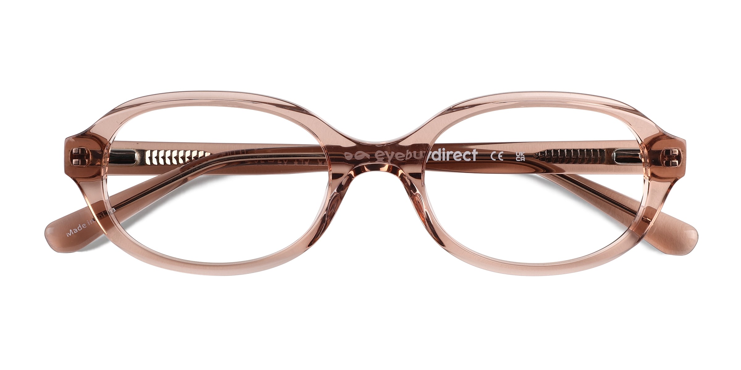 Patti Ovale Crystal Beige Monture Lunettes de vue Eyebuydirect