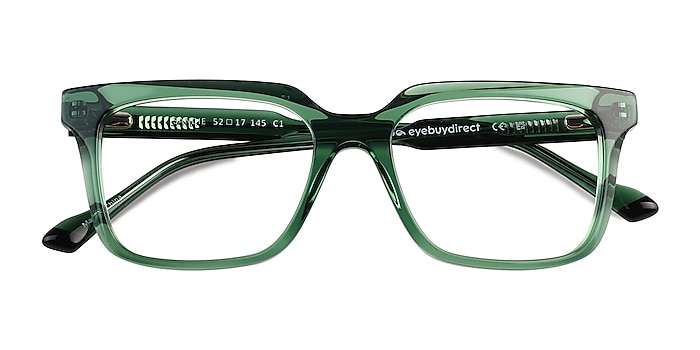 Crystal Green Sandie -  Acetate Eyeglasses