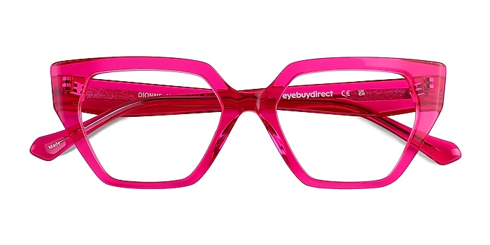 Crystal Fushia Pink Dionne -  Acetate Eyeglasses