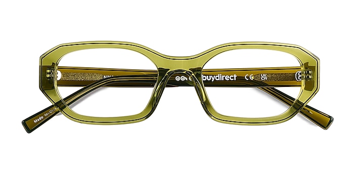 Crystal Olive Green Nina -  Acetate Eyeglasses