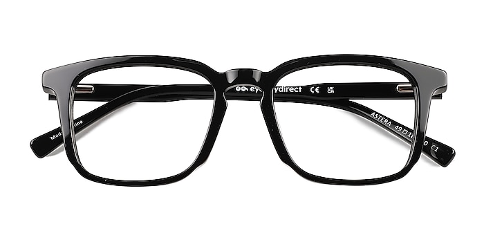 Black Astera -  Acetate Eyeglasses