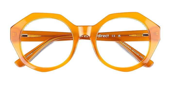 Milky Orange Gerania -  Acetate Eyeglasses