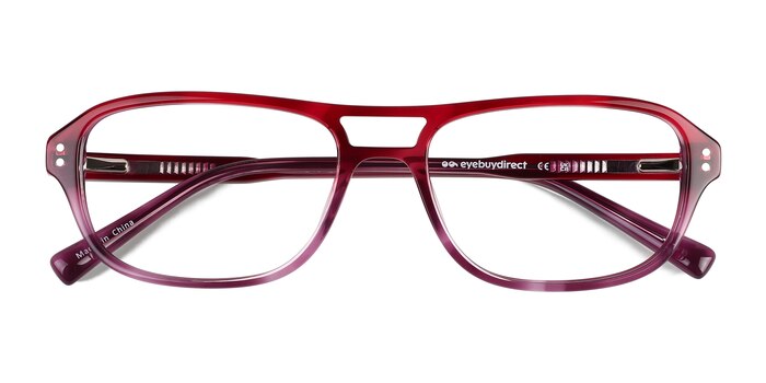 Gradient Red Cirrus -  Acetate Eyeglasses