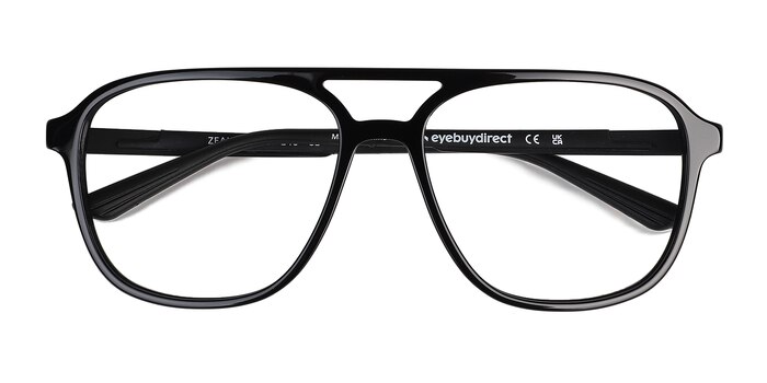 Shiny Black Zeal -  Acetate Eyeglasses