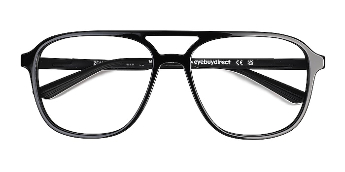Shiny Black Zeal -  Acetate Eyeglasses