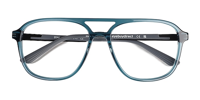 Shiny Crystal Green Zeal -  Acetate Eyeglasses
