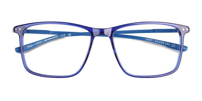 Fade Crystal Blue Dart -  Acetate Eyeglasses