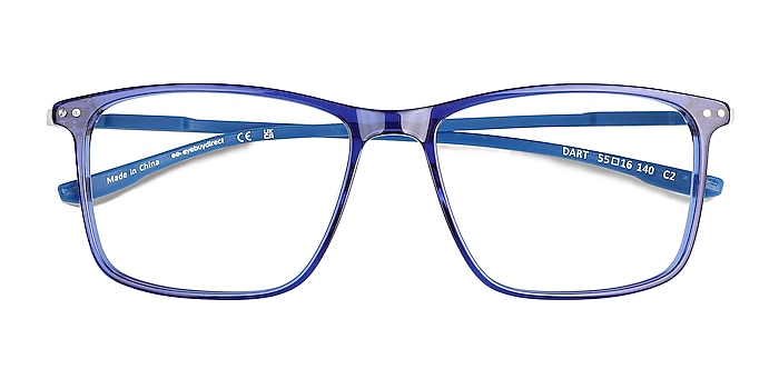 Fade Crystal Blue Dart -  Acetate Eyeglasses