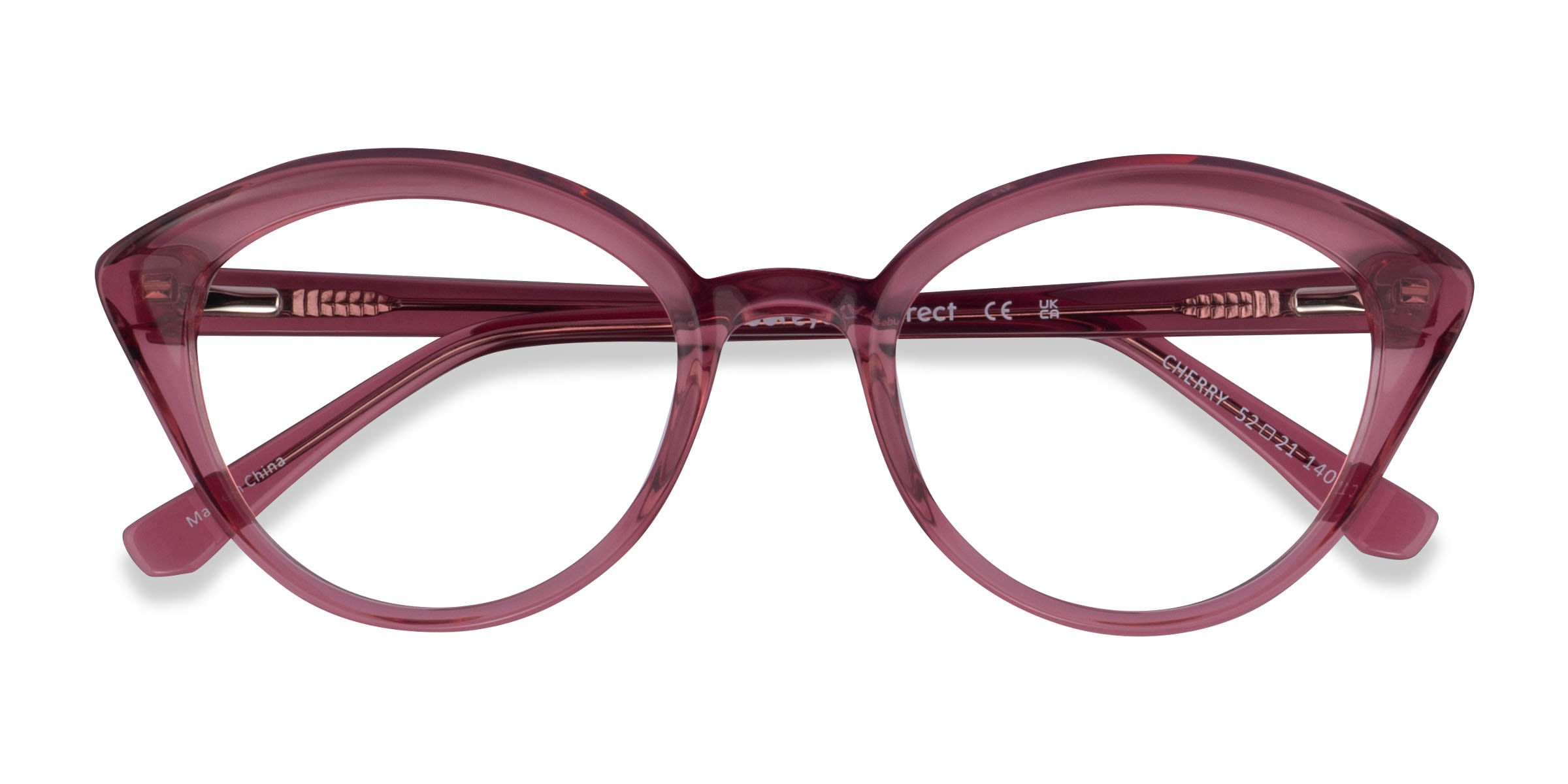 Cherry Cat Eye Black Glasses for Women | Eyebuydirect