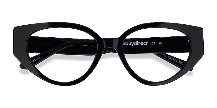 Shiny Black Lexie -  Acetate Eyeglasses