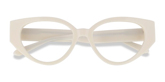 White Lexie -  Acetate Eyeglasses