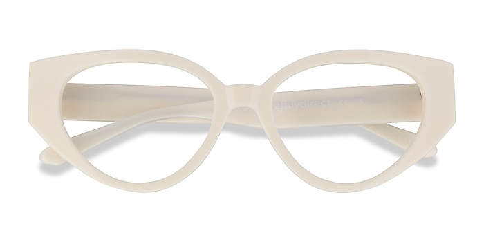 White Lexie -  Acetate Eyeglasses