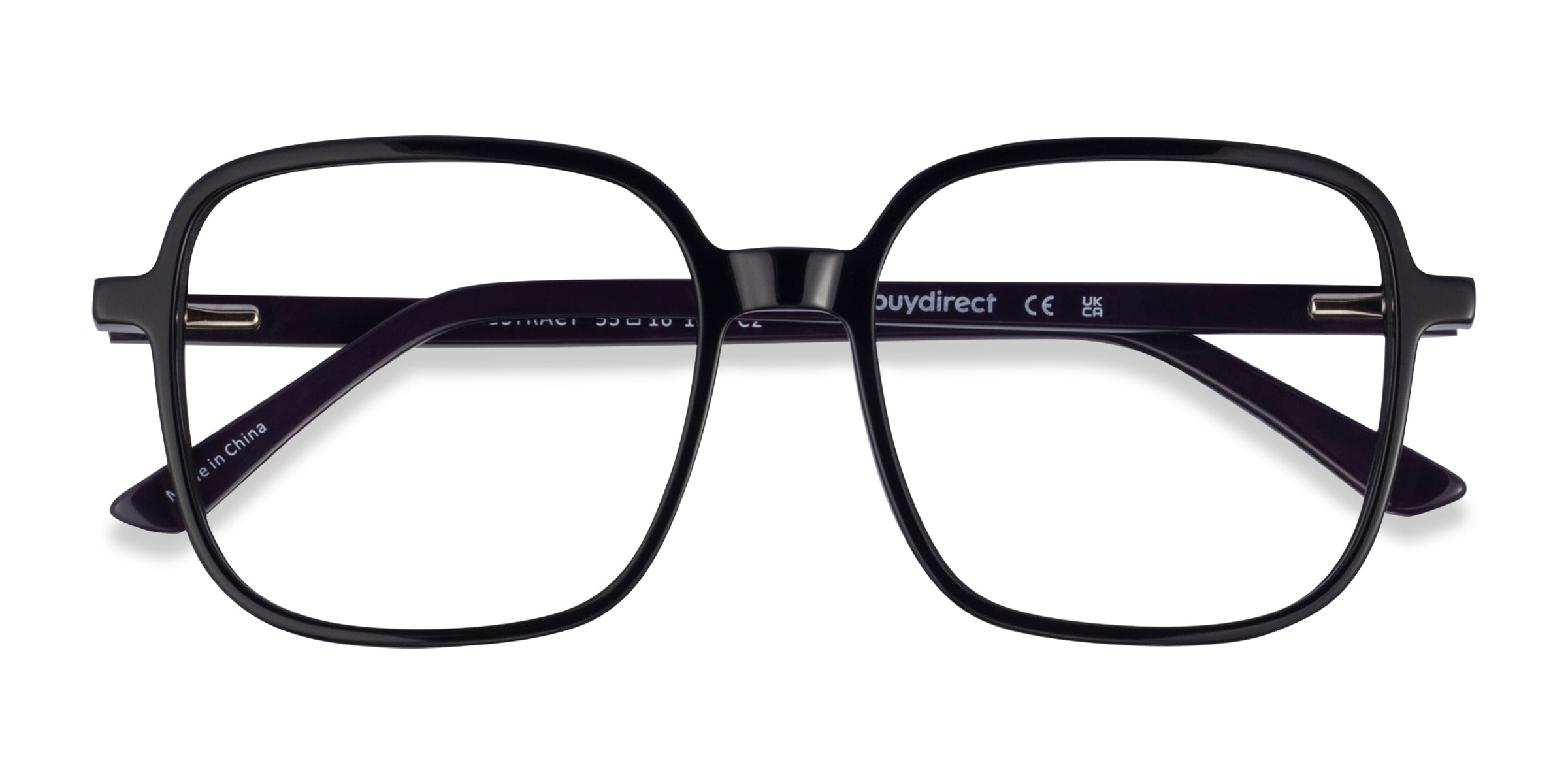 Abstract - Carré Noir Monture Lunettes de vue | Eyebuydirect France