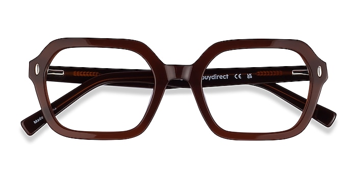 Brown Lacquer -  Acetate Eyeglasses