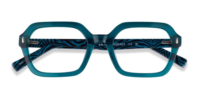 Crystal Green Lacquer -  Acetate Eyeglasses