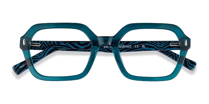 Crystal Green Lacquer -  Acetate Eyeglasses