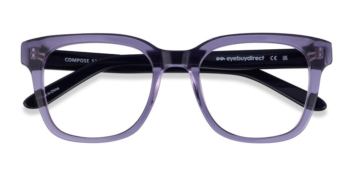 Crystal Purple Compose -  Acetate Eyeglasses