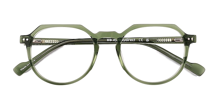 Crystal Green Birdie -  Acetate Eyeglasses