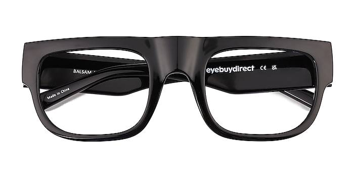 Shiny Black Balsam -  Plastic Eyeglasses