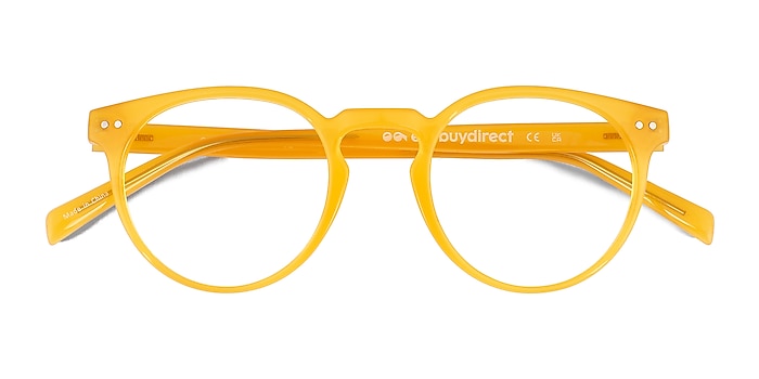 Crystal Yellow Oak -  Plastic Eyeglasses