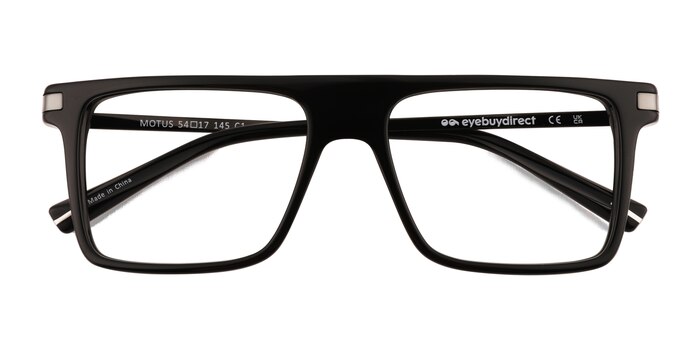 Shiny Black Motus -  Acetate Eyeglasses