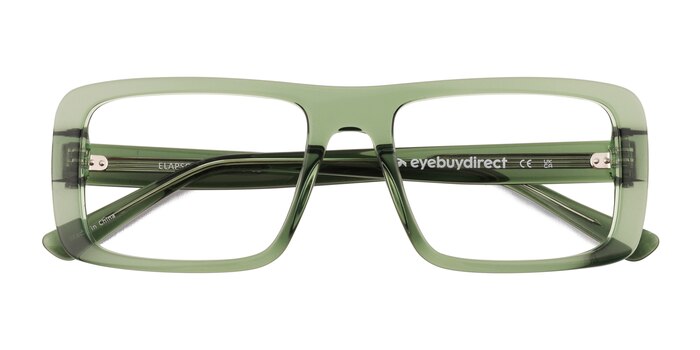Clear Green Elapso -  Acetate Eyeglasses