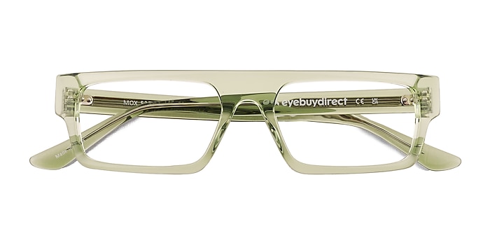 Crystal Olive Green Mox -  Acetate Eyeglasses