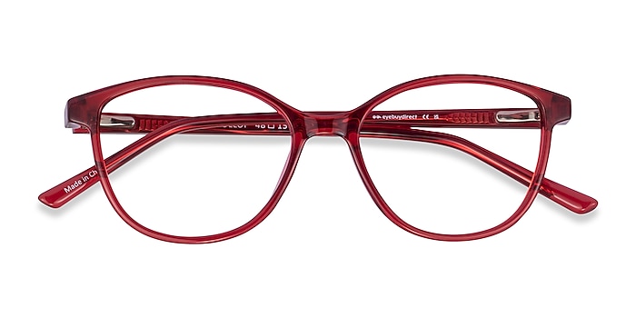 Red Dollop -  Plastic Eyeglasses