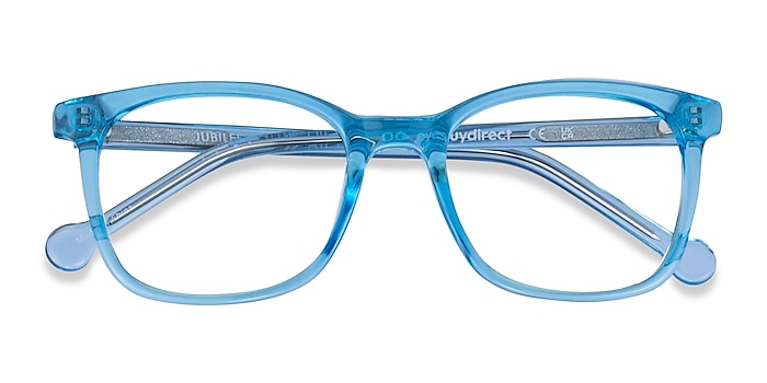 Clear Blue Jubilee -  Plastic Eyeglasses