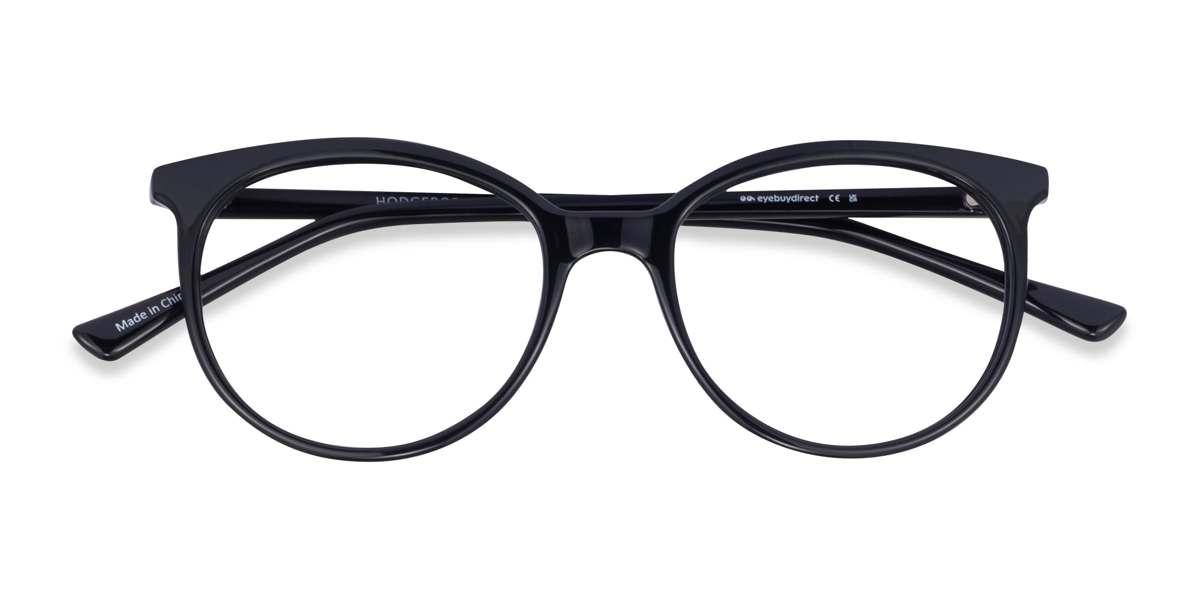 Lunettes De Vue Kartell Rétro œil De Chat - Monture Transparente/noire, Italie, Dimensions 53-16-145 - Neuf Avec étiquettes