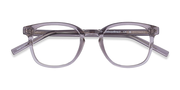 Clear Gray Hullabaloo -  Plastic Eyeglasses
