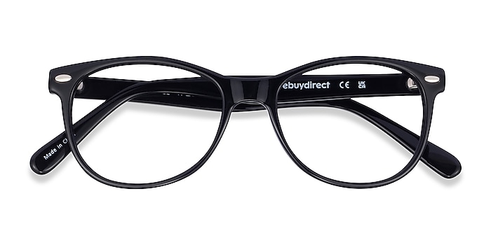 Black Skedaddle -  Plastic Eyeglasses