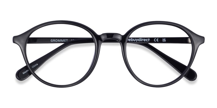 Black Grommet -  Plastic Eyeglasses