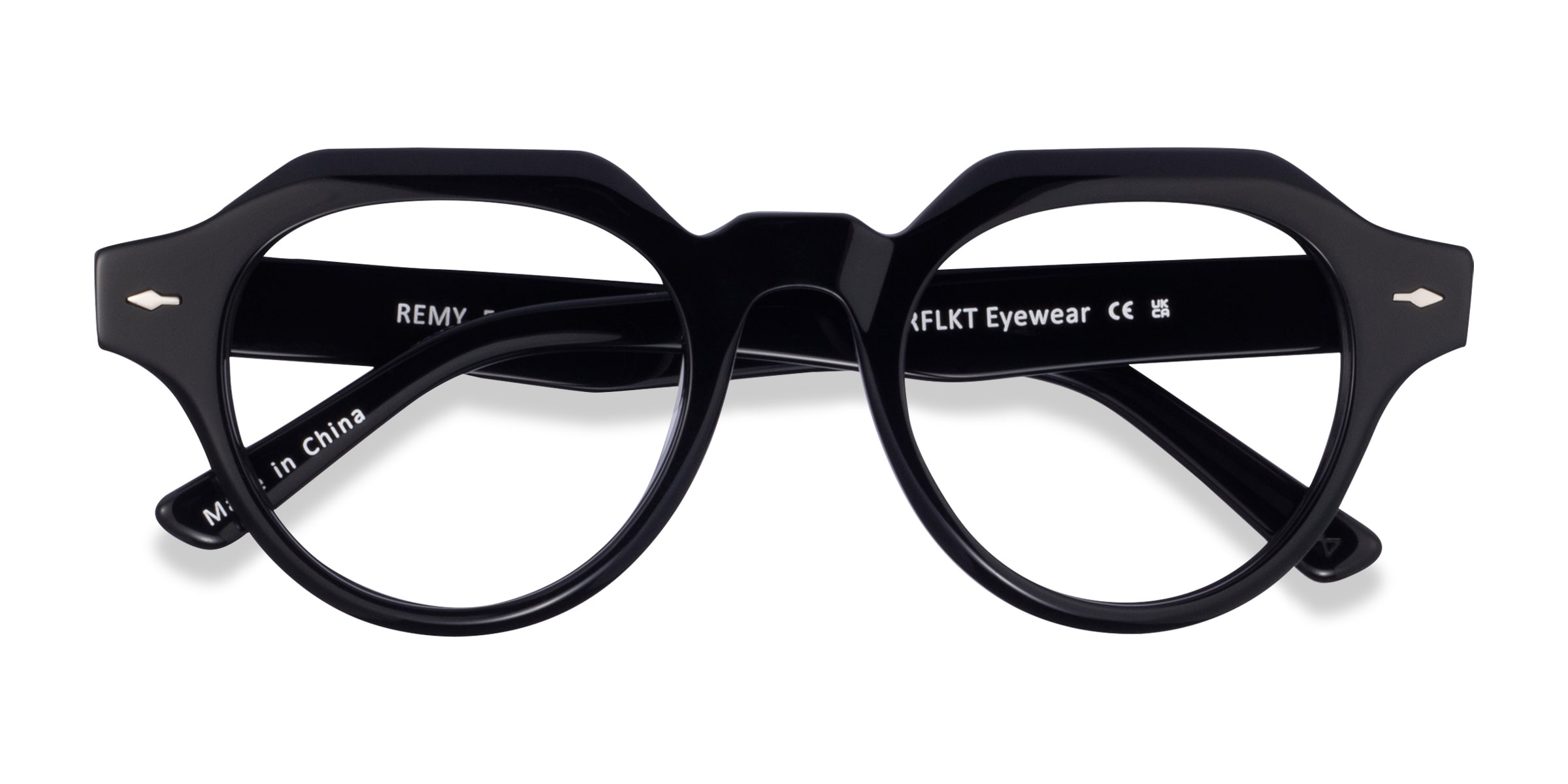 Remy Round Crystal Blue Full Rim Eyeglasses | Eyebuydirect