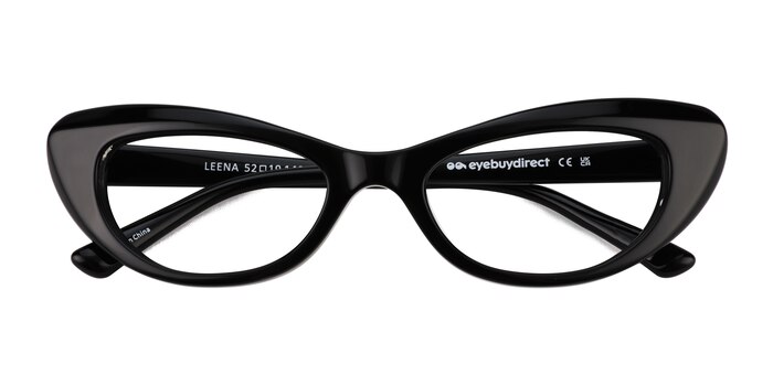 Black Leena -  Acetate Eyeglasses