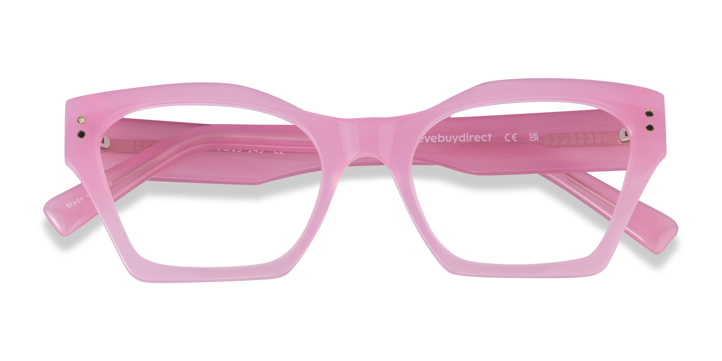 Elisa Cat Eye Pink Full Rim Eyeglasses | Eyebuydirect