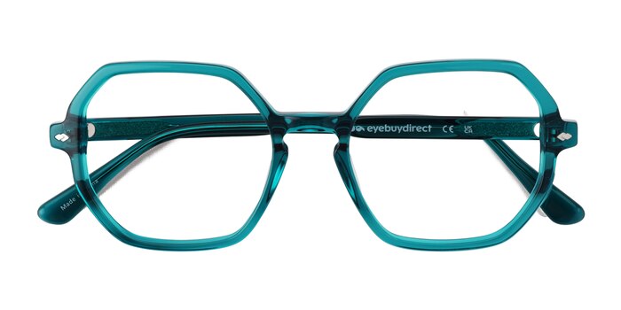 Green Blue Attract -  Acetate Eyeglasses