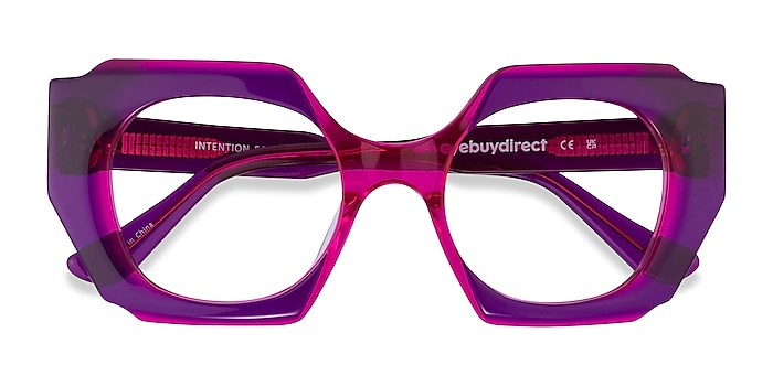 Crystal Purple Pink Intention -  Acetate Eyeglasses
