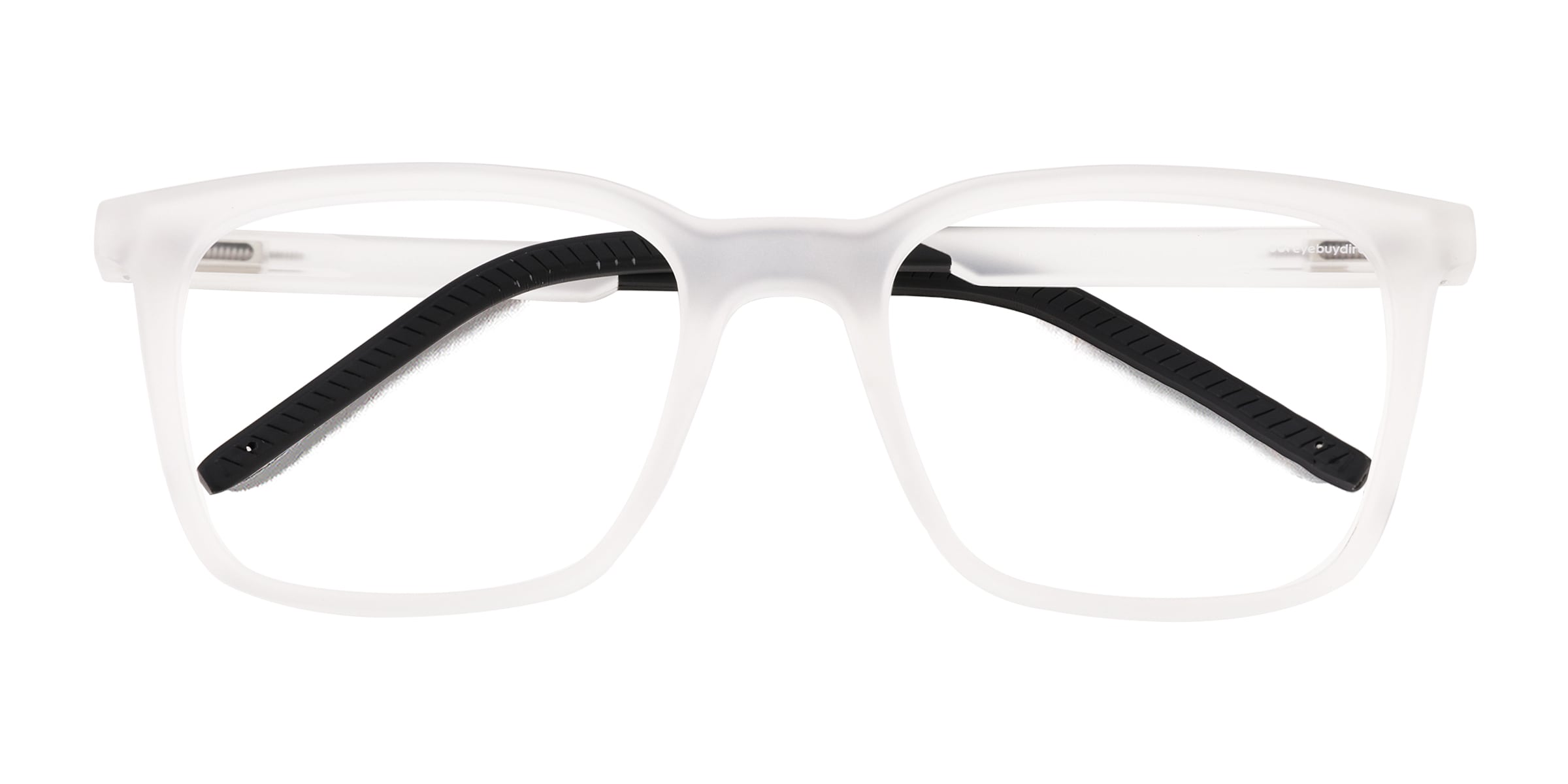 『EYE 770 CLEAR』 Accelerate Square Matte Clear Full Rim Eyeglasses | Eyebuydirect