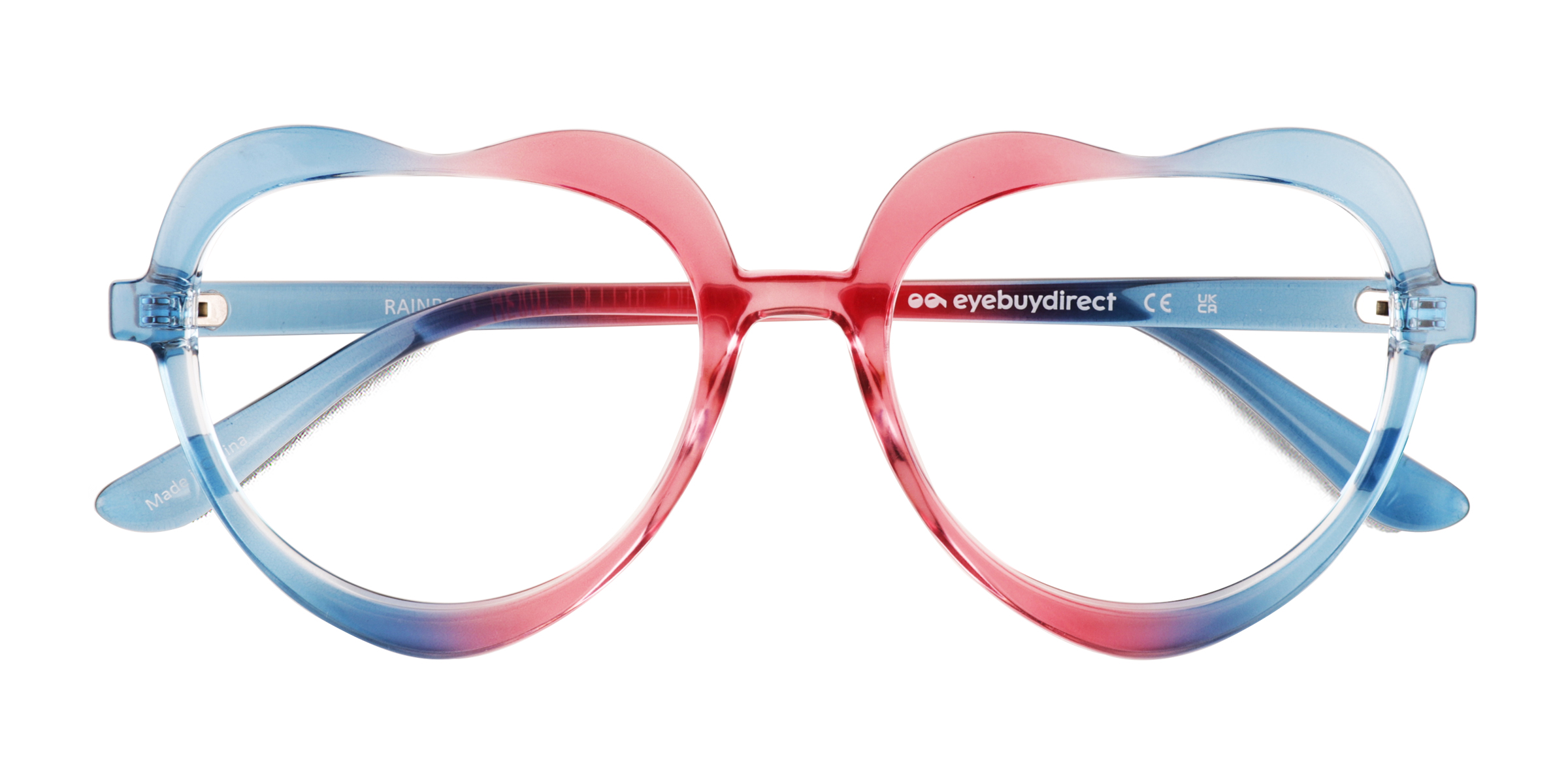 Unisex s heartPlastic Prescription eyeglasses - Eyebuydirect s Rainbow Heart