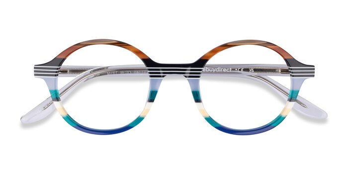 Striped Multicolor Love Wins -  Acetate Eyeglasses