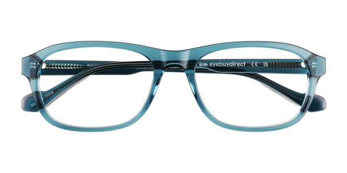 Clear Blue Green Nicolas -  Acetate Eyeglasses